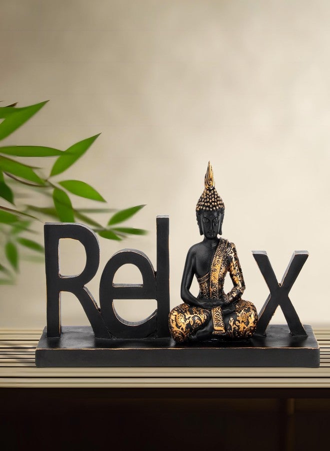 Smadeer Buddha Statue Buddah Buda - Buddah Statues for Home Decoration,Laughing Buddha Statue for Yoga feng Shui Meditation Spiritual Room Decor,Buddha Decor Indoor, Relax Budha Zen Decor - Image 5